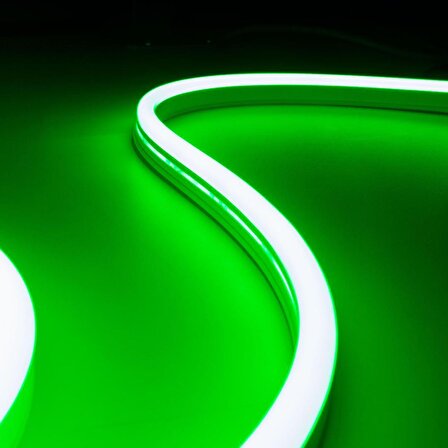 12v Yeşil Neon Led 5 Metre | Esnek Neon Hortum Led Aydınlatma | Su Geçirmez